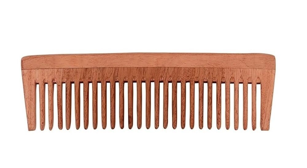 Neem wooden comb for women hair growth